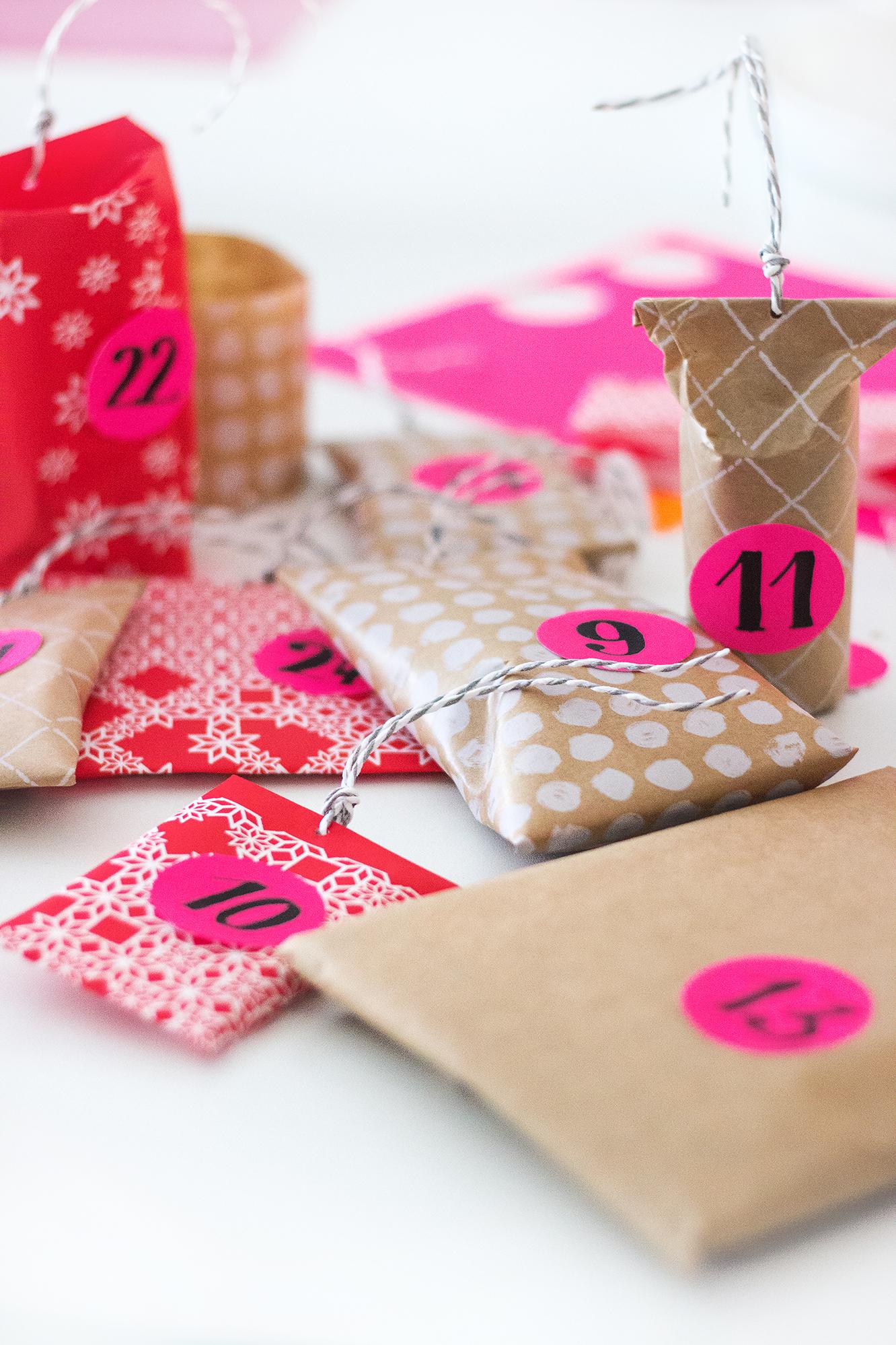 Adventskalender basteln