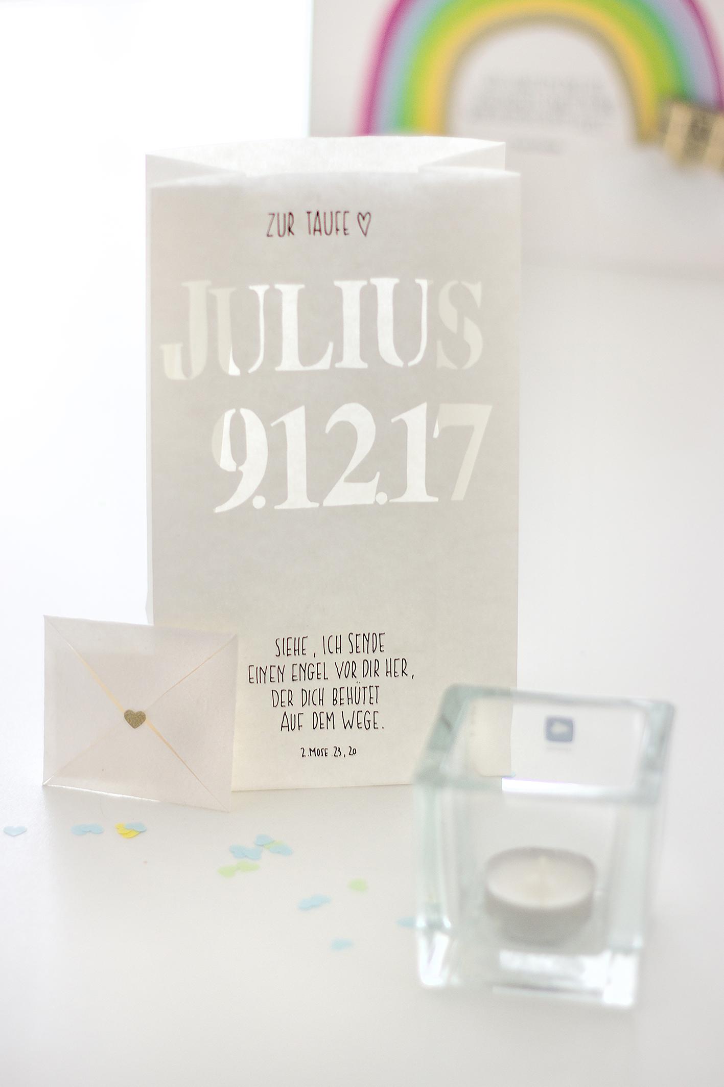 Geschenk Taufe DIY