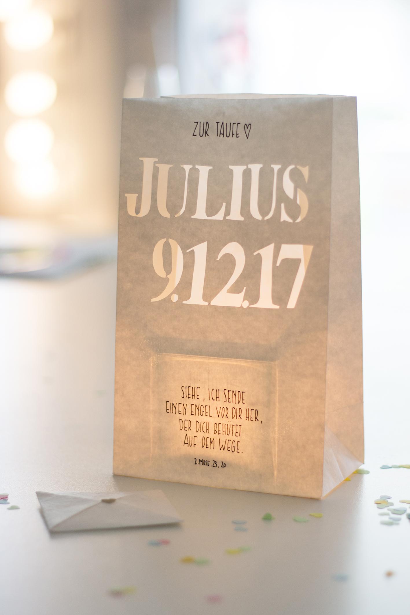 Lichtertüte DIY