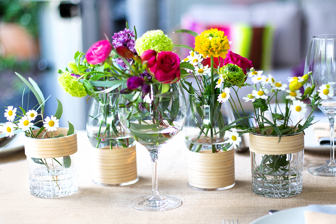 Tischdekoration Blumen