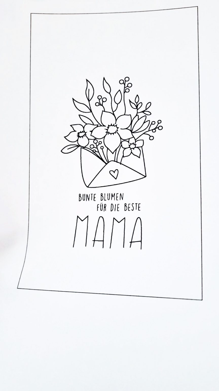 Hallmark Muttertagskarte Mit Blumen & Vers – Rosa Design Mit Goldfolie, Inkl. Umschlag
