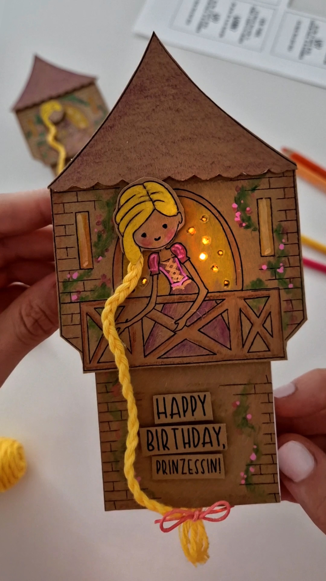 Rapunzel Einladung