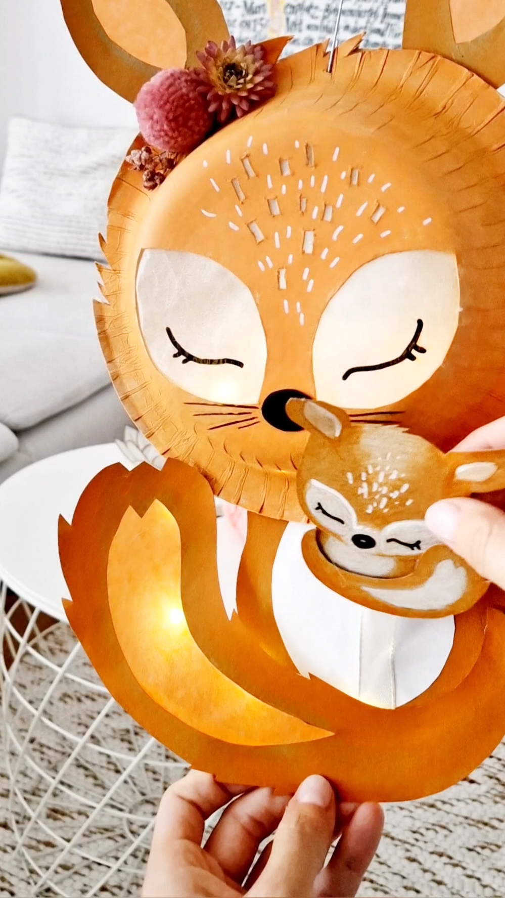 Make a fox lantern