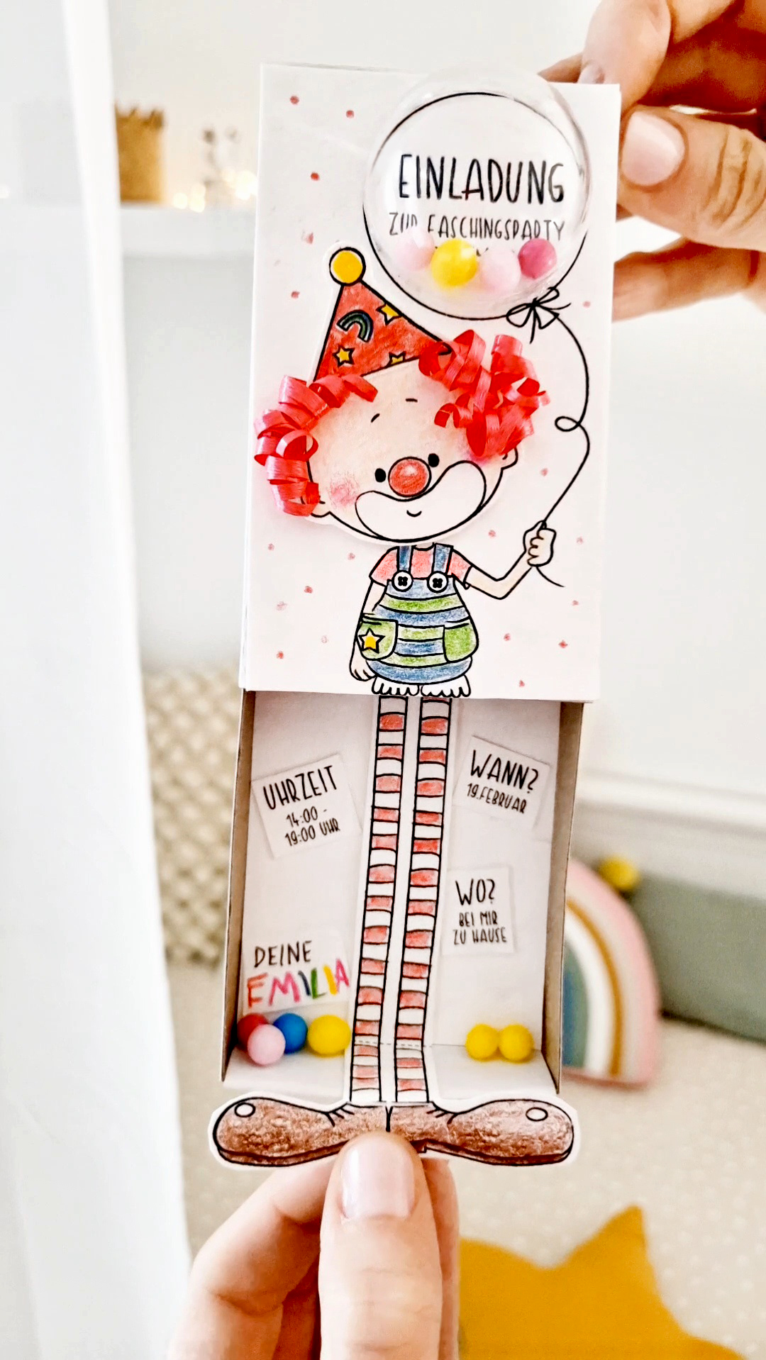 Einladung Fasching Kinder
