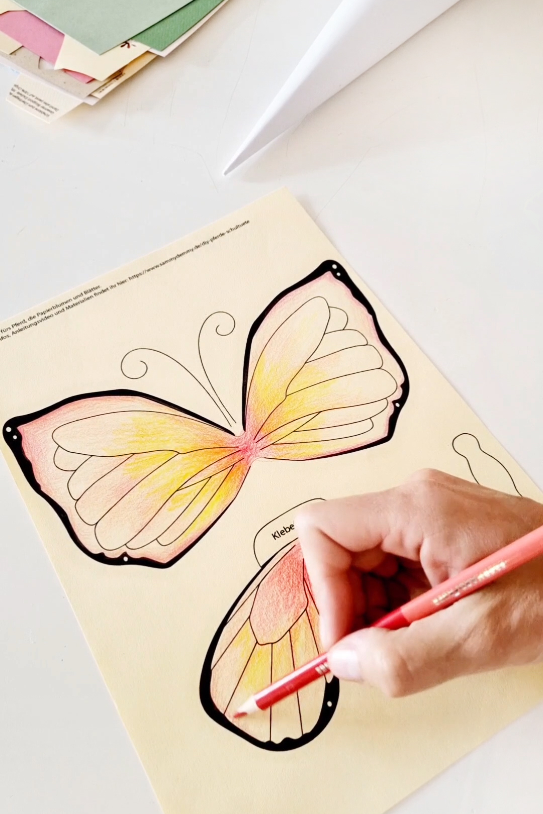 Schmetterling Schultüte Sammydemmy