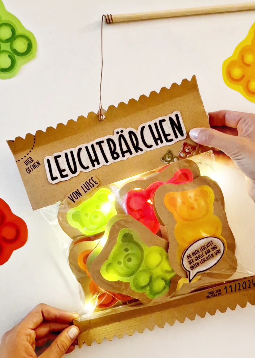 Gummibärchen Laterne