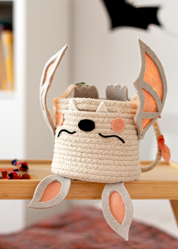 Halloween Korb Fledermaus