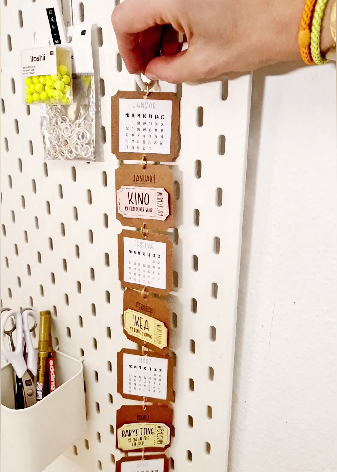 Zeitgutschein kalender