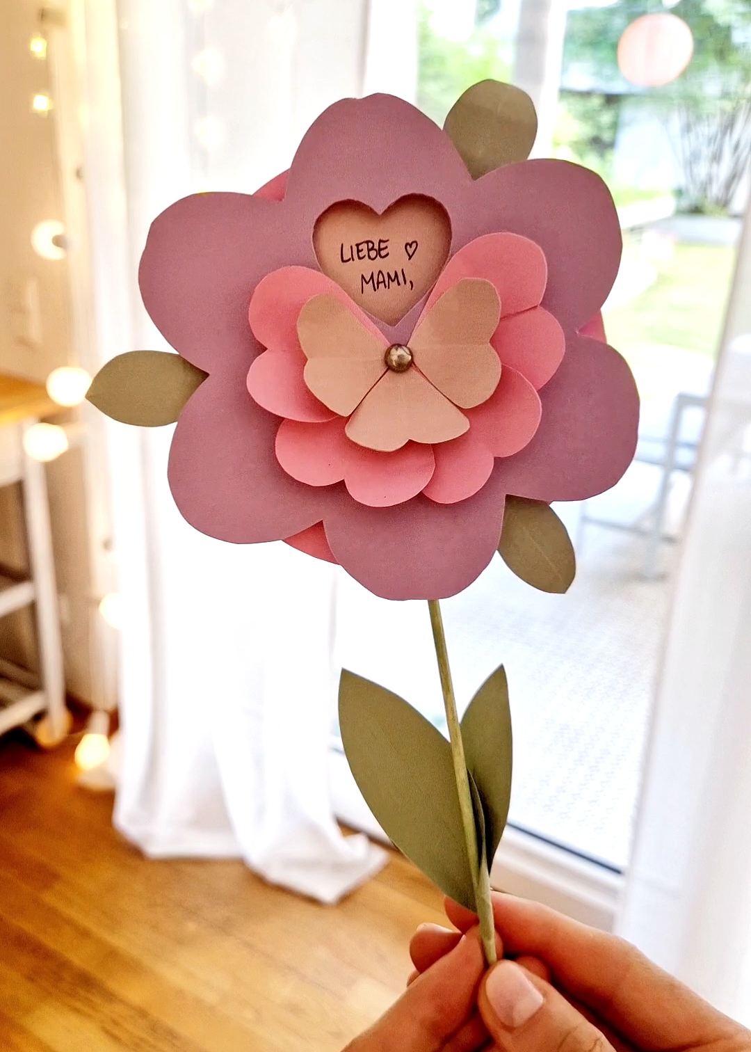 Papierblume Muttertag