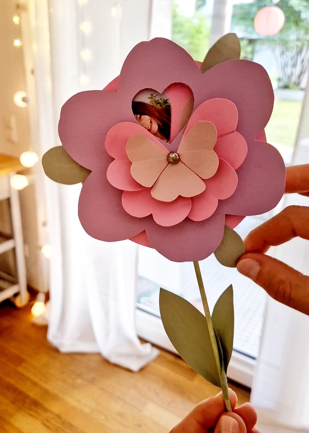 Papierblume Muttertag