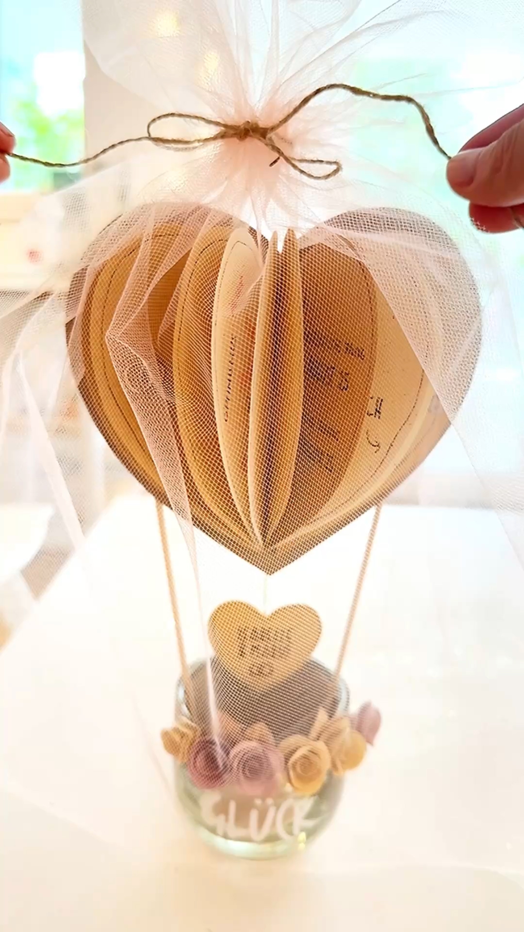 Herzballon als Geldgeschenk