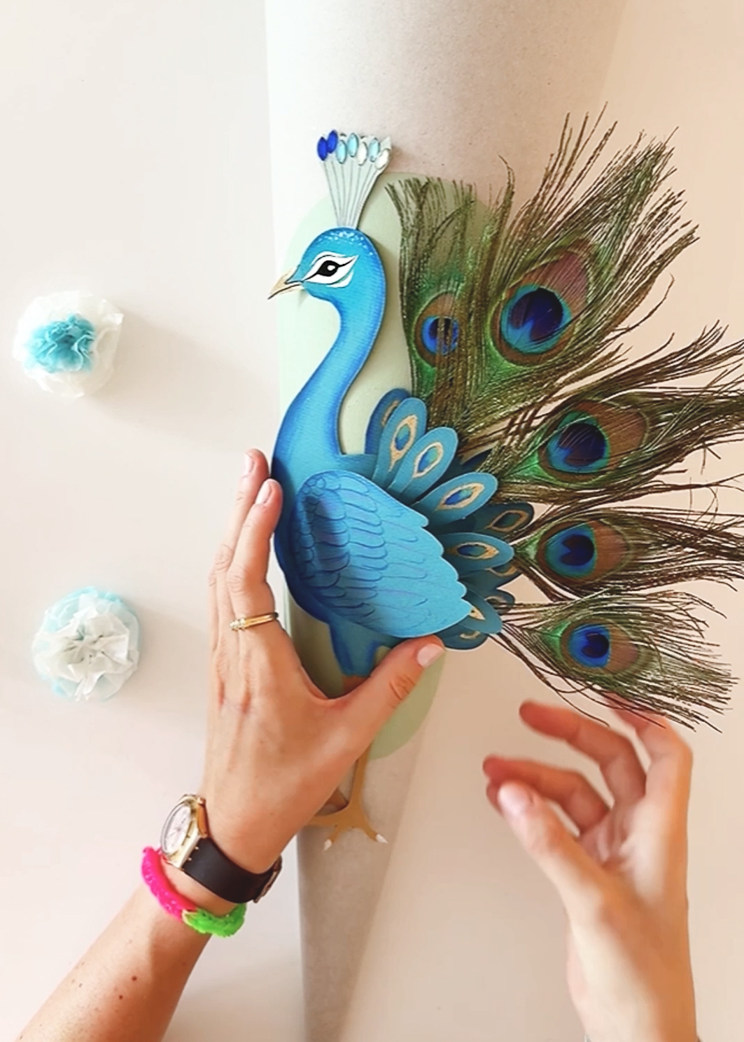 Schultüte Pfau