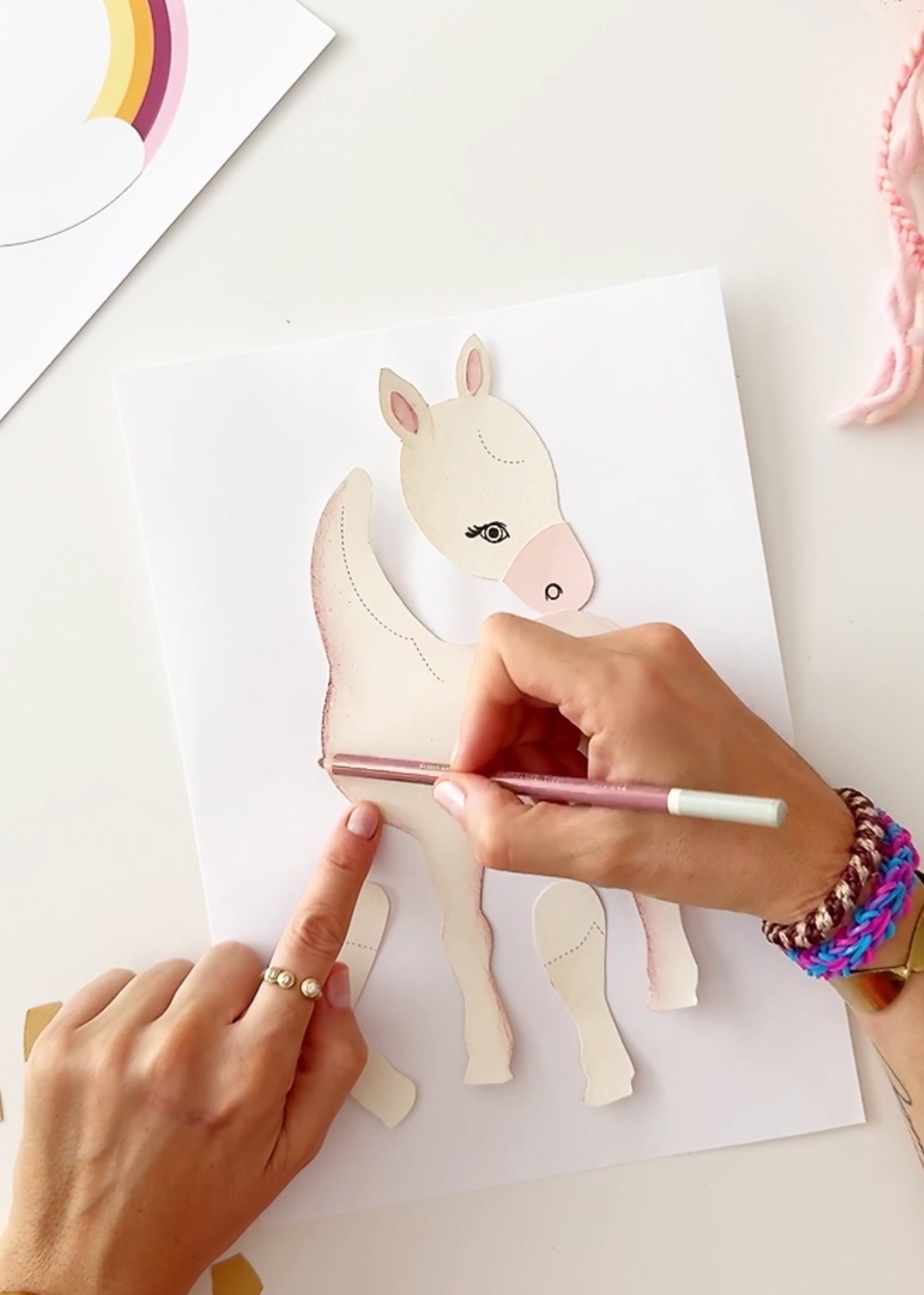 Einhorn Schultüte Vorlage