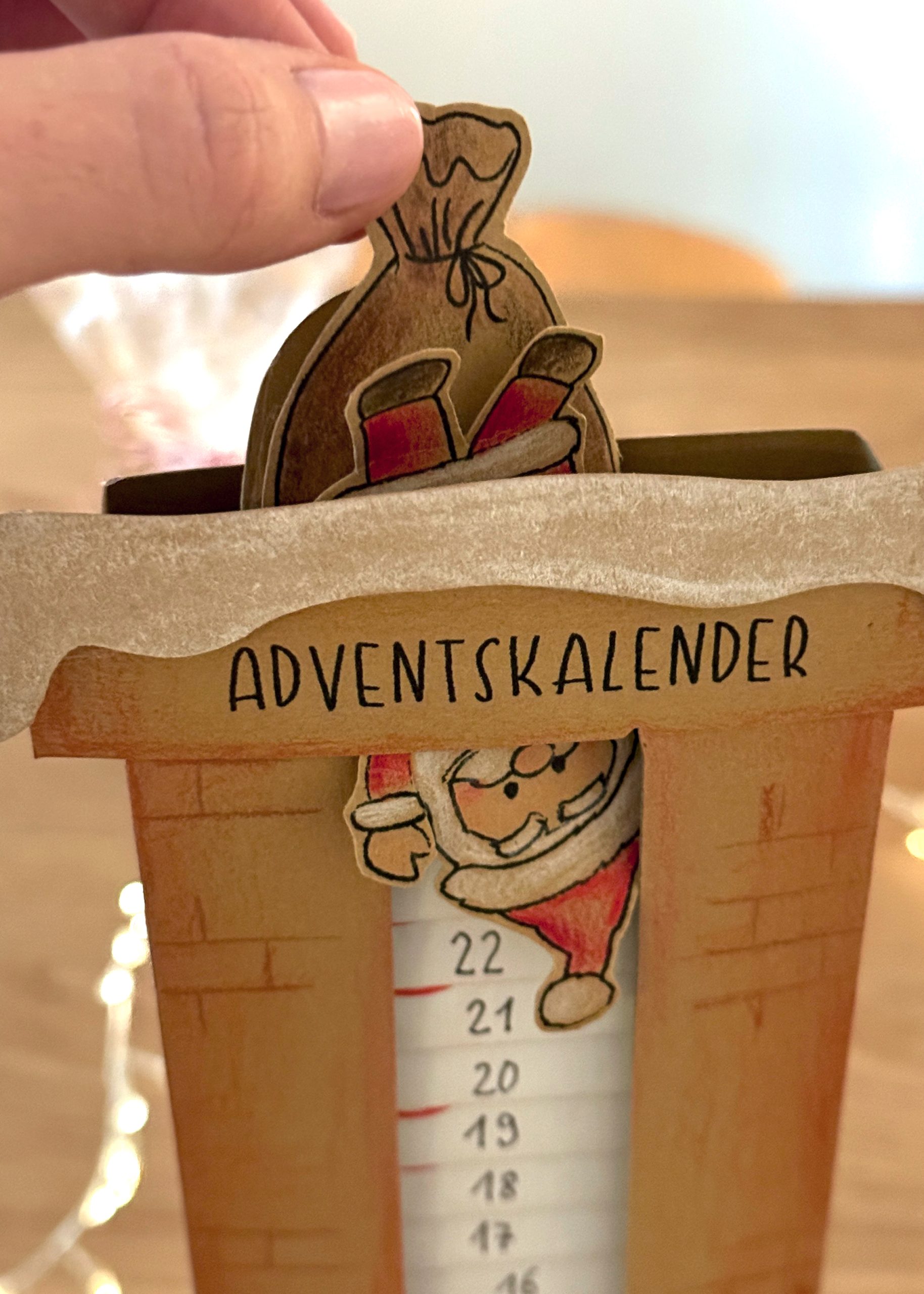 Adventskalender basteln