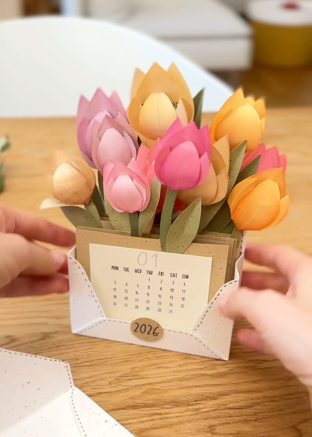 Tulpen-Kalender mit Gutscheinen