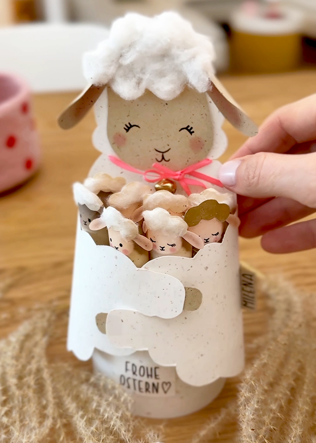 Osternest basteln