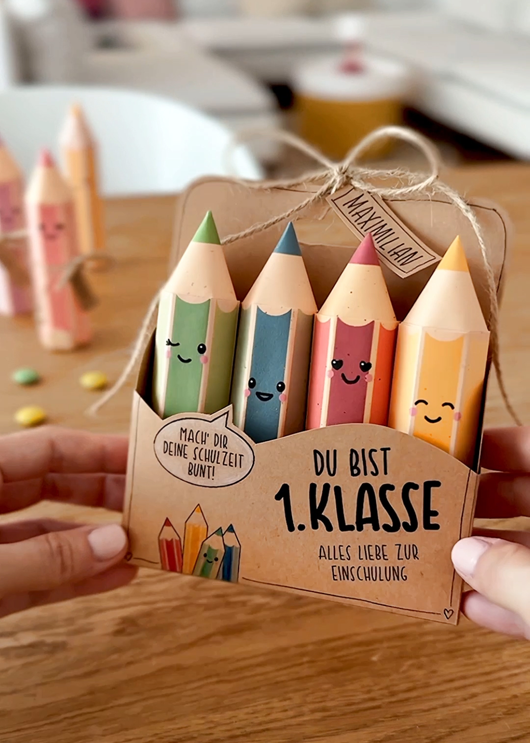 Buntstifte zur Einschulung Smarties